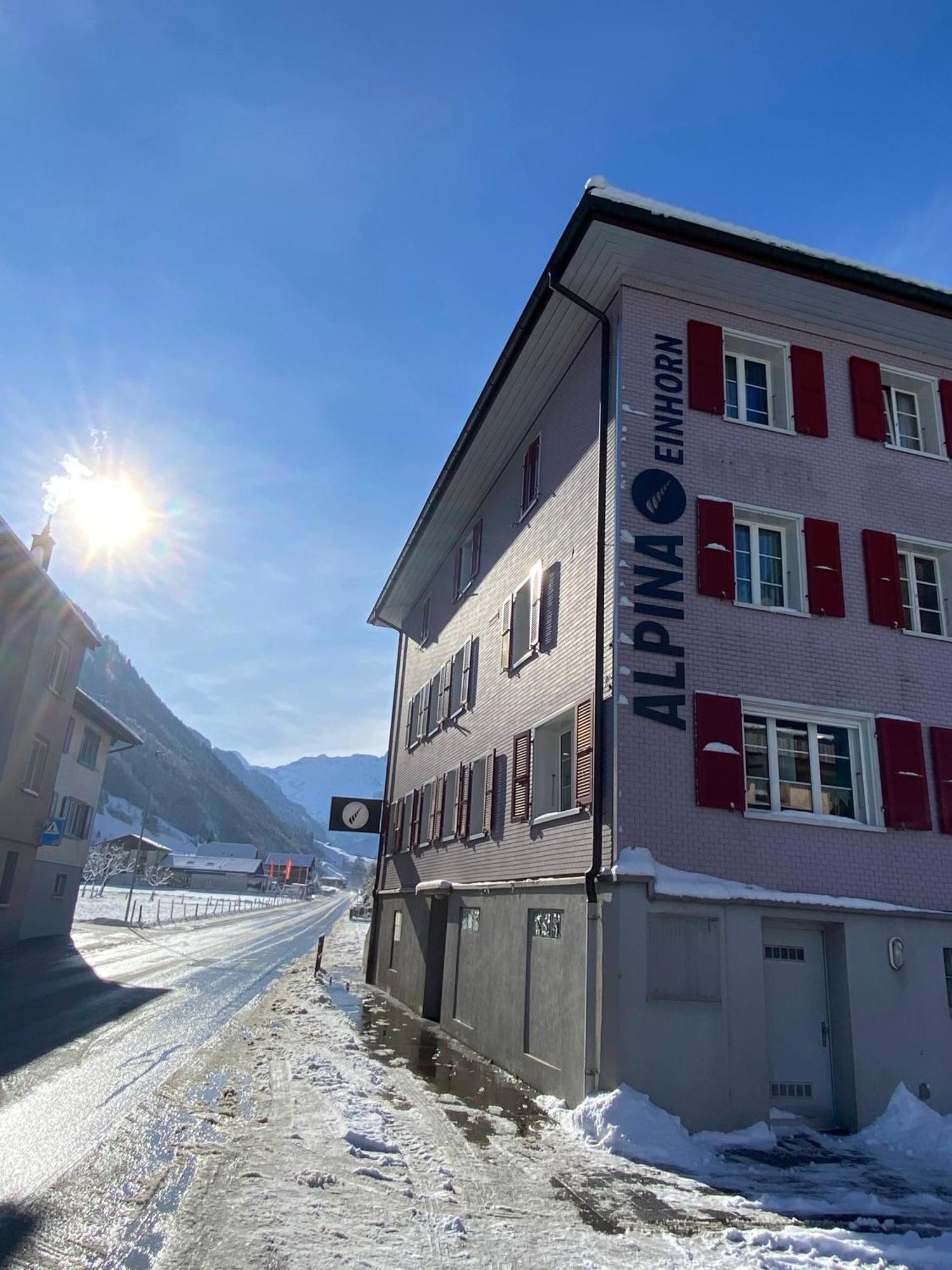 Hotel Alpina Einhorn - Self-Check-In Wolfenschiessen Buitenkant foto